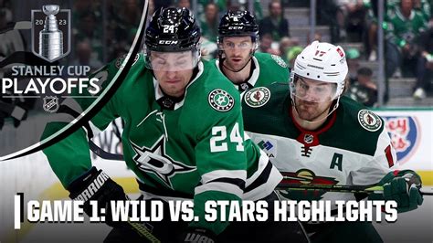 Minnesota Wild vs. Dallas Stars: First Round, Gm 1 .